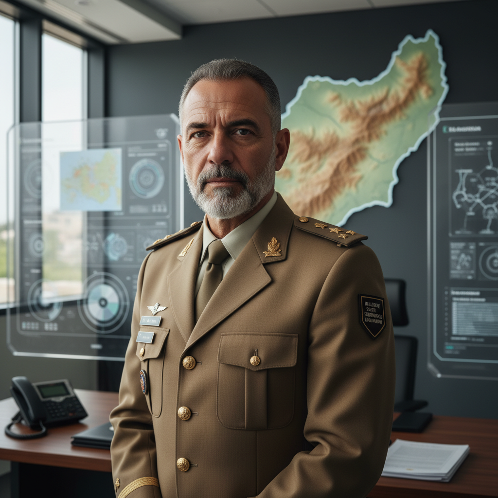Portrait of General Borja, Army General