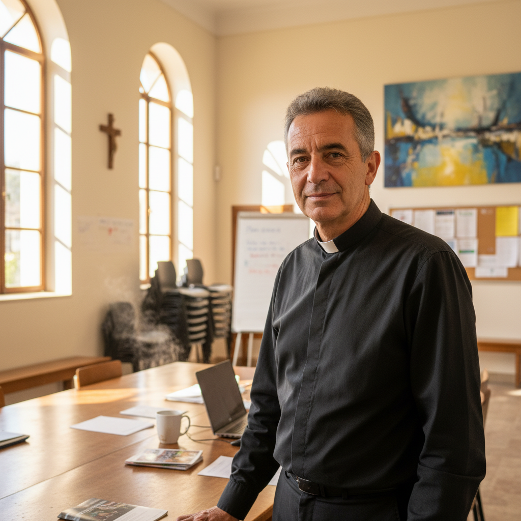 Portrait of Father Tomás, Parish Priest