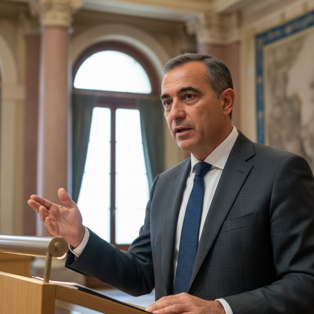 Portrait of Prime Minister Vela, Prime Minister